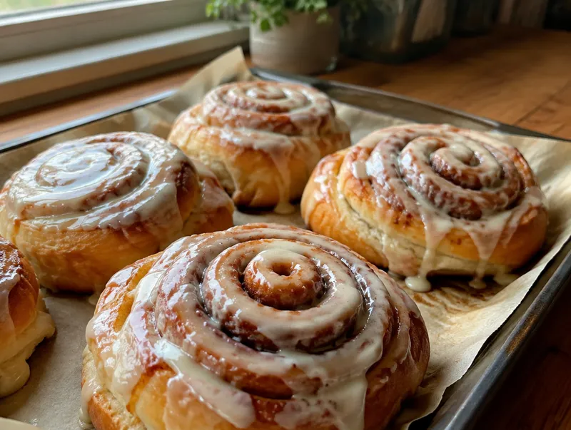 Fresh cinnamon rolls